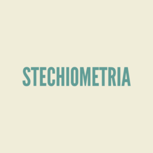 Stechiometria - Kurs chemii online dla maturzystów - teoria i rozwiązywanie zadań