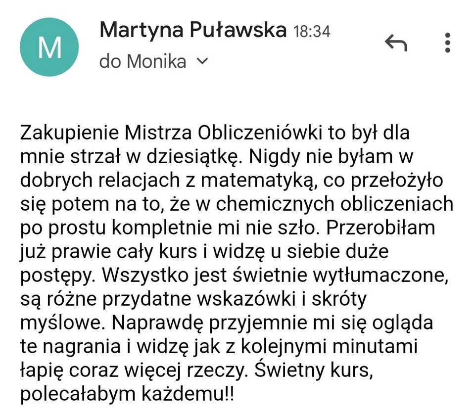 Opinia Martyny P.